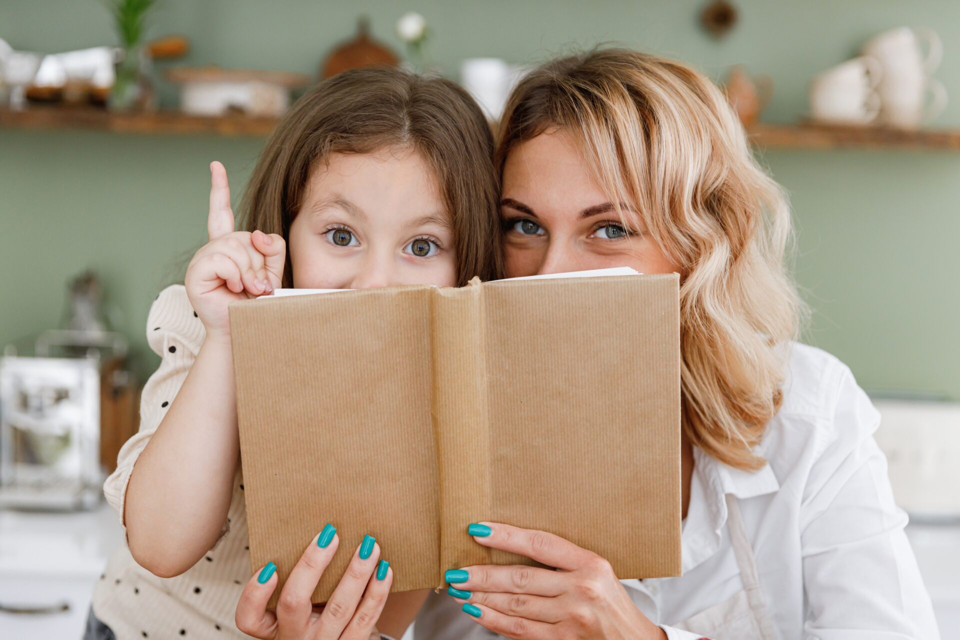 holding book